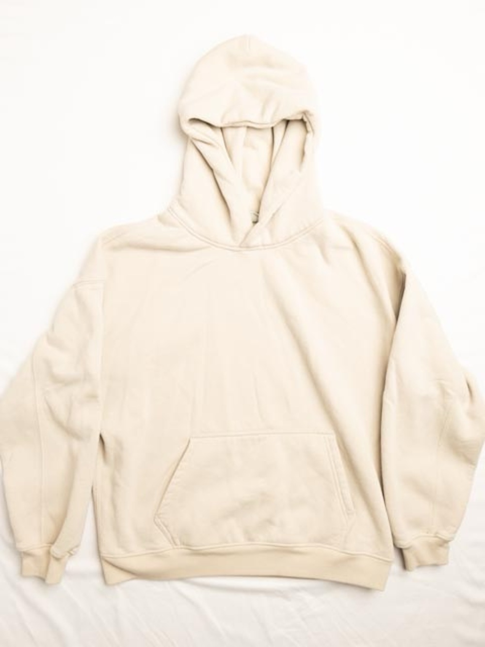 Men's Cream Pullover Hoodie - Classic Everyday Layer- never worn
